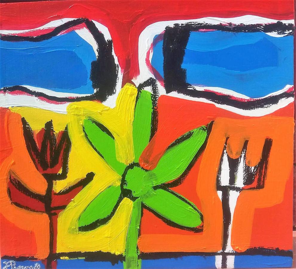 La galería arteJoven trae a Badajoz pinturas de João Paramés