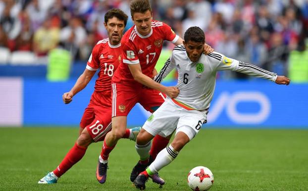 México alcanza las semifinales remontando a Rusia