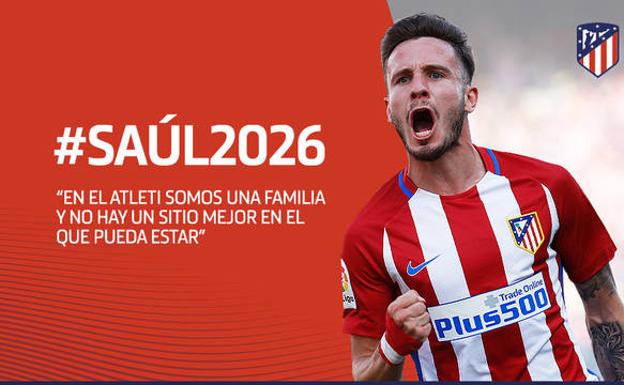 El Atlético blinda a Saúl