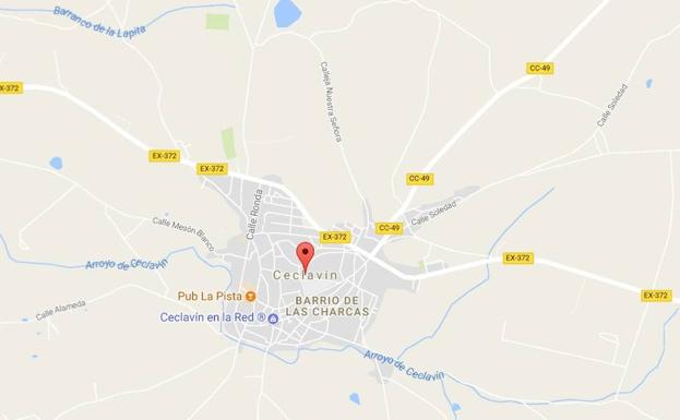 Un conductor de 56 años resulta herido en un accidente cerca de Ceclavín