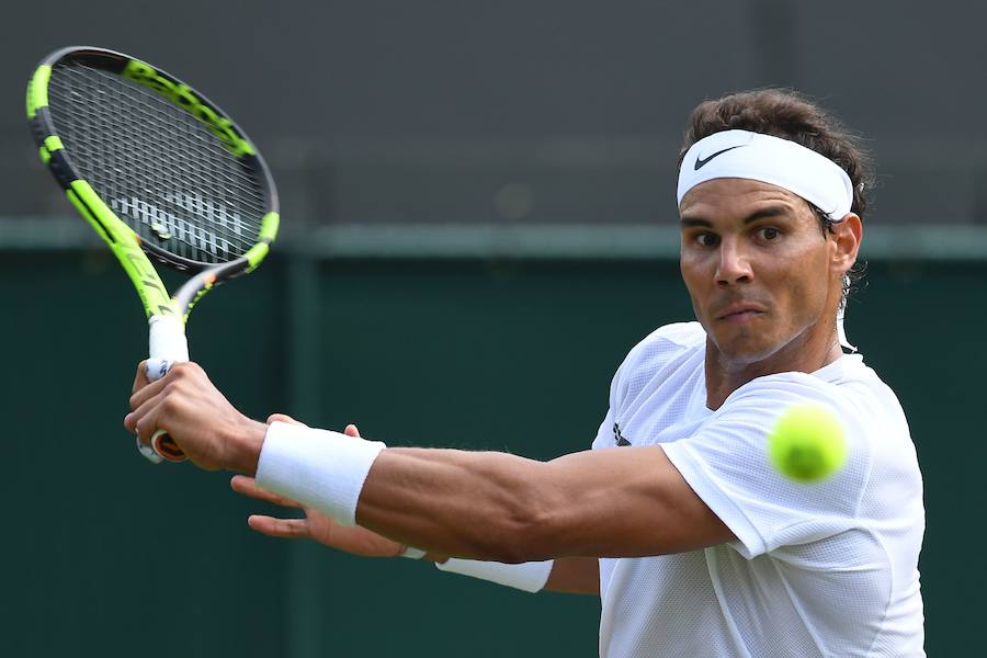 El partido entre Rafa Nadal y John Millman, en imágenes
