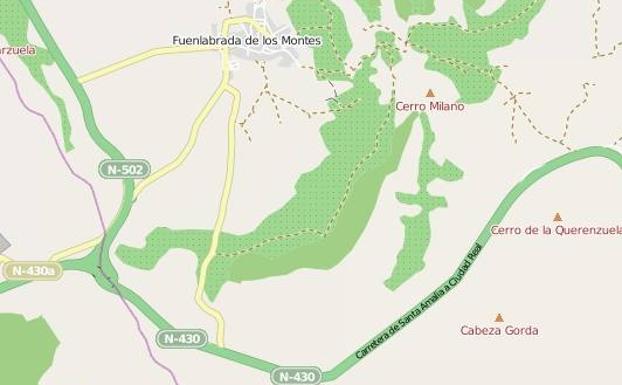 Herido un hombre de 35 años al salirse de la vía un tráiler en Fuenlabrada de los Montes