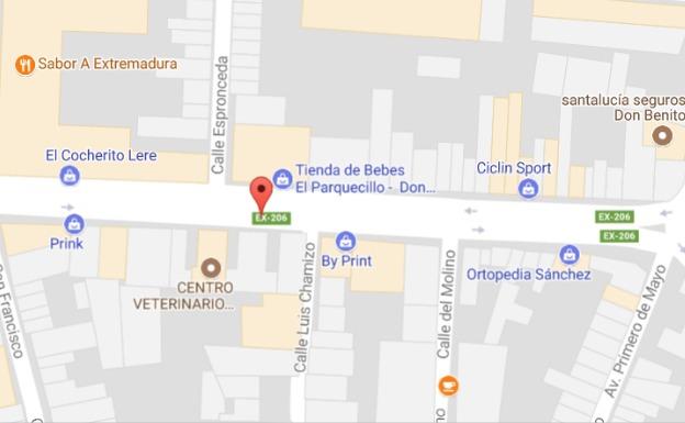 Una mujer resulta herida grave en un atropello en Don Benito