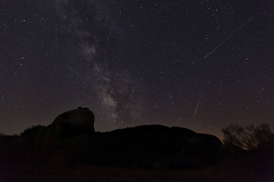 Los Barruecos: Las Perseidas desde el escenario natural de Juego de tronos