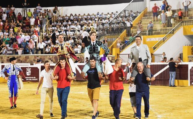 Antonio Ferrera indulta un toro de José Luis Iniesta en Herrera del Duque