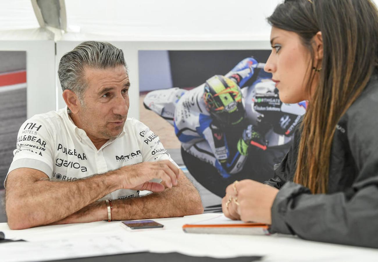 Entrevista a Aspar, en imágenes