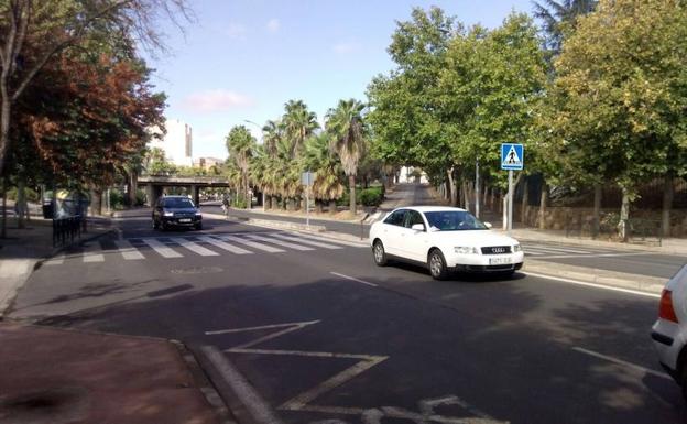 Segundo atropello en la avenida de la Hispanidad de Cáceres en menos de quince días