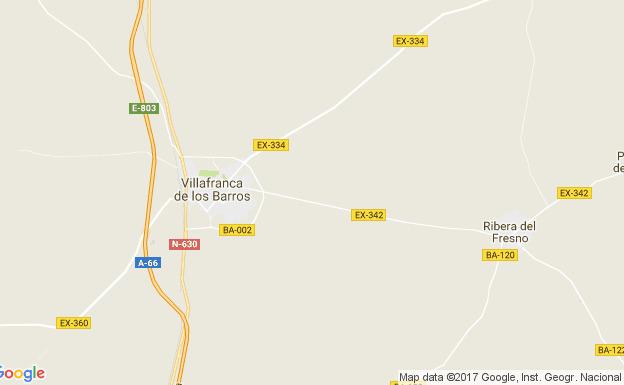 Herido grave tras una salida de vía cerca de Ribera del Fresno