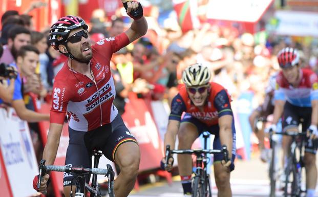 De Gendt gana en Gijón y Contador volvió a atacar