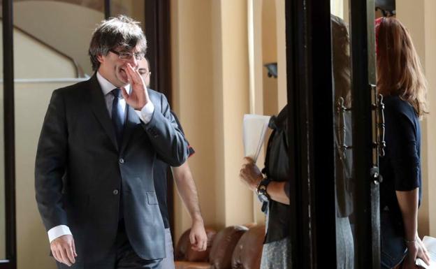 El TSJ de Cataluña investiga a Puigdemont y a su Gobierno por delitos que conllevan prisión