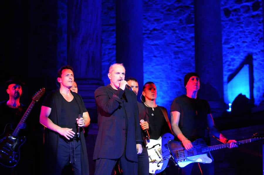 Concierto de Miguel Bosé en el Teatro Romano