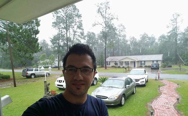 La huida de un joven extremeño del huracán Irma