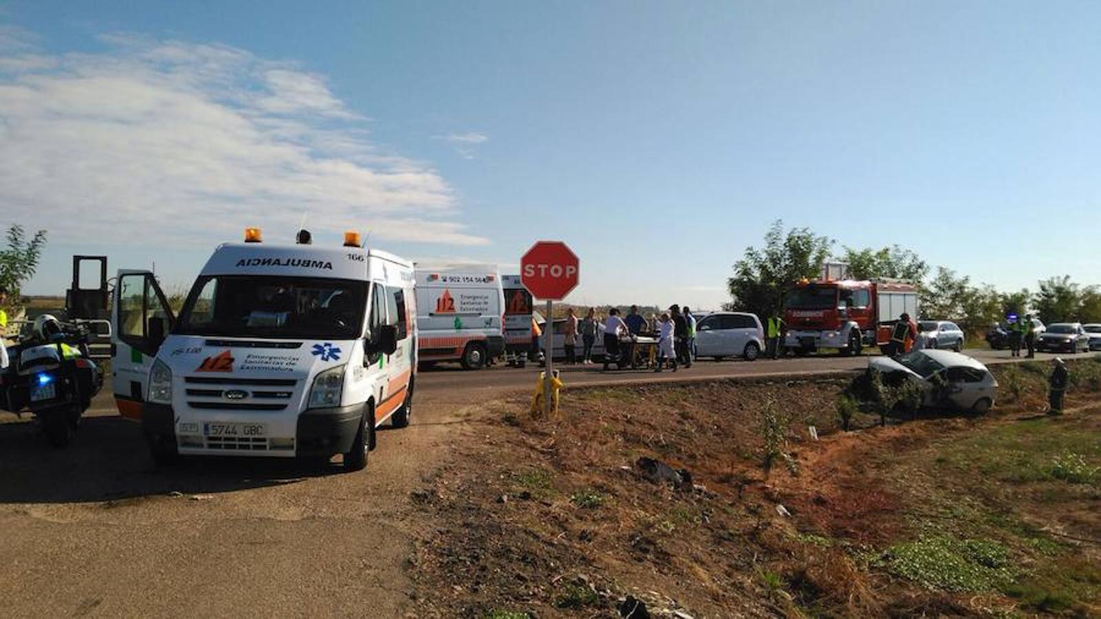 Accidente cerca de Montijo