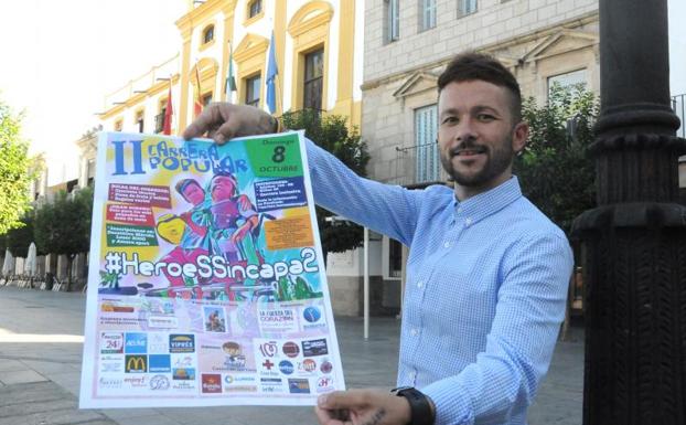 Los 'Héroes sin capa' recorrerán por Yeray ocho kilómetros de solidaridad