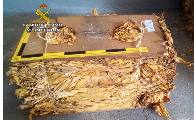 Interceptan 340 kilogramos de tabaco de contrabando en Cuacos de Yuste