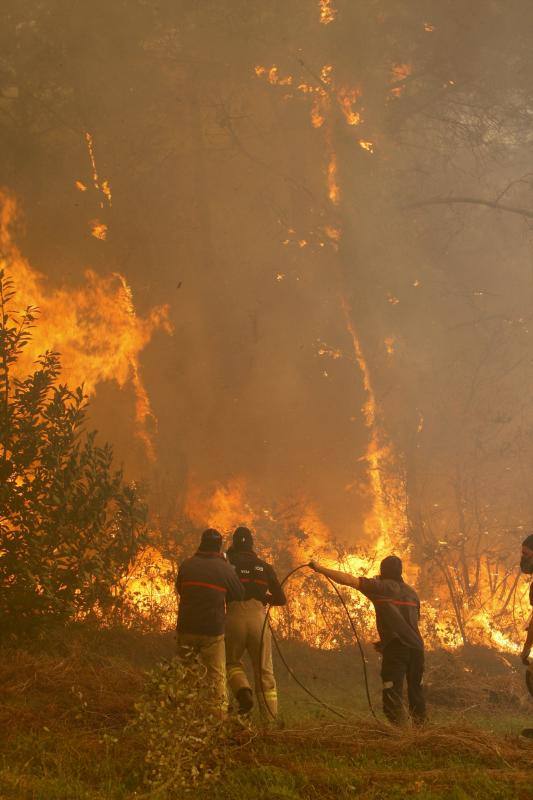 El fuego arrasa Galicia