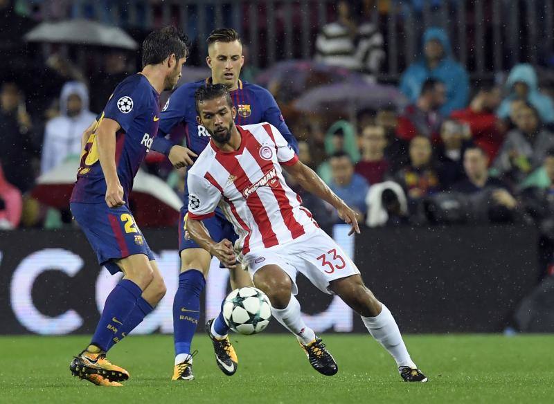 Las mejores imágenes del Barcelona-Olympiacos