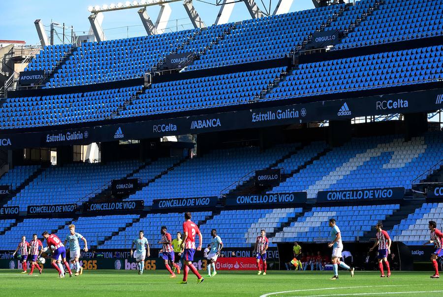 Los mejores momentos del Celta-Atlético, en imágenes