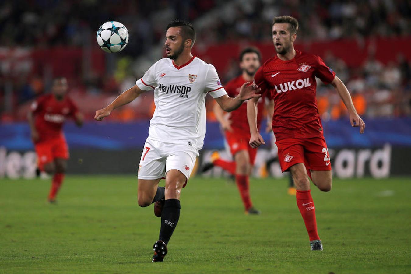 Los mejores momentos del Sevilla-Spartak, en imágenes