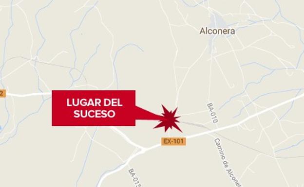 Un hombre de 36 años resulta herido de gravedad en un accidente laboral ocurrido en Alconera