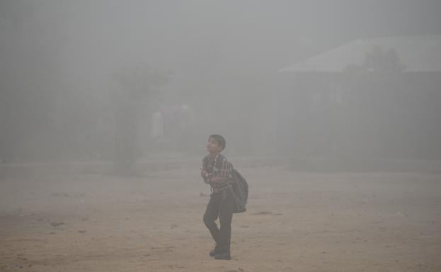 Cierran todas las escuelas de Nueva Delhi debido a la contaminación