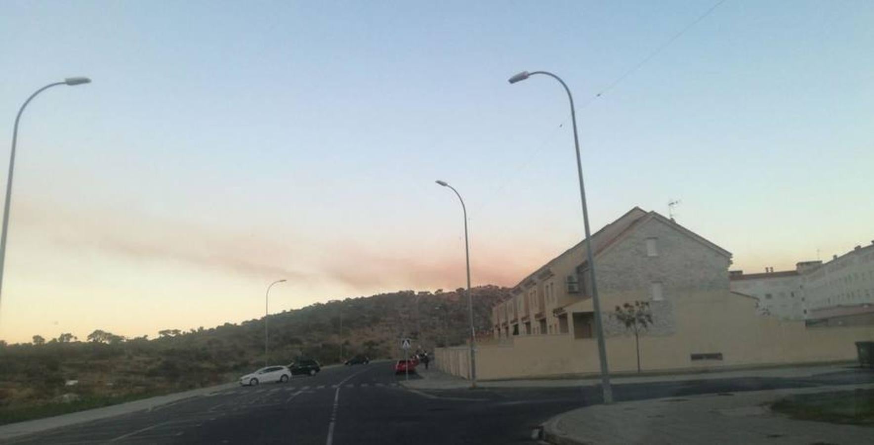 Incendio en la localidad cacereña de Navaconcejo