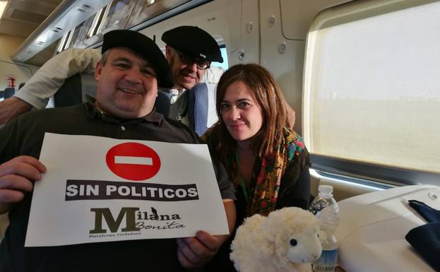 Milana Bonita, dolida por el vacío de los políticos en la concentración