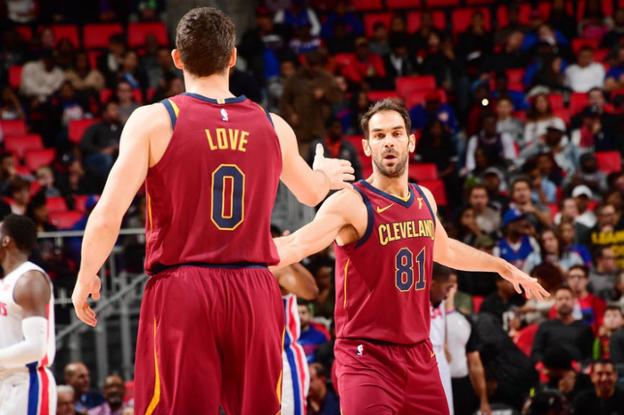 Calderón se reivindica en el show de Cavs