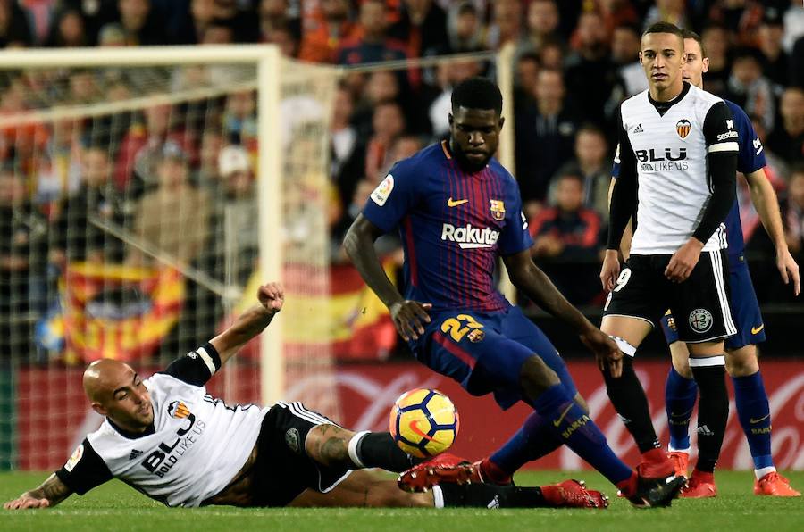 Las mejores imágenes del Valencia-Barcelona