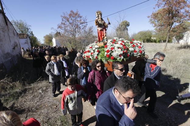 Aldea Moret vuelve a la mina por un día