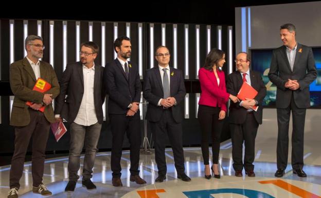 Los presos y el retorno de Puigdemont centran el debate a siete del 21-D