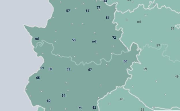 Tornavacas registra la racha de viento más fuerte por el paso de 'Bruno', con 87 km/h
