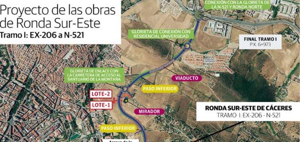 Último trámite para el inicio de la obra de la Ronda Sureste de Cáceres