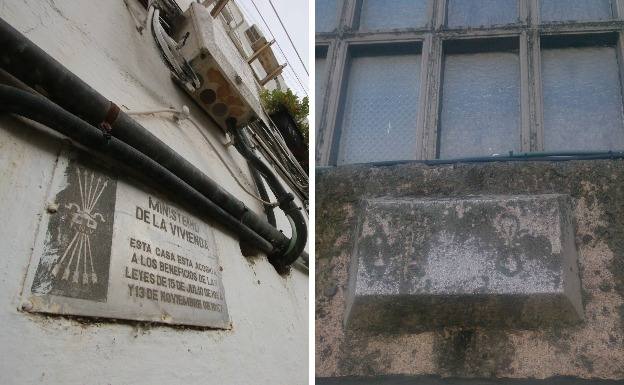 Comienza la retirada de las antiguas placas franquistas del Ministerio de la Vivienda