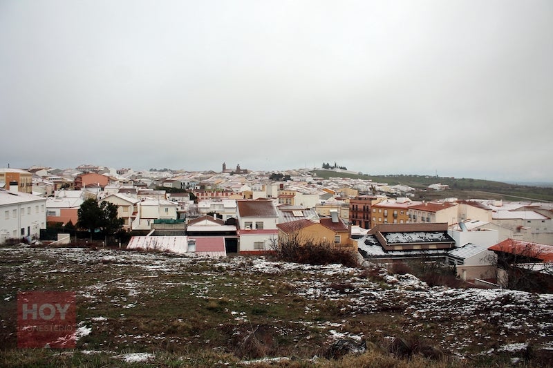 Nieva en Monesterio