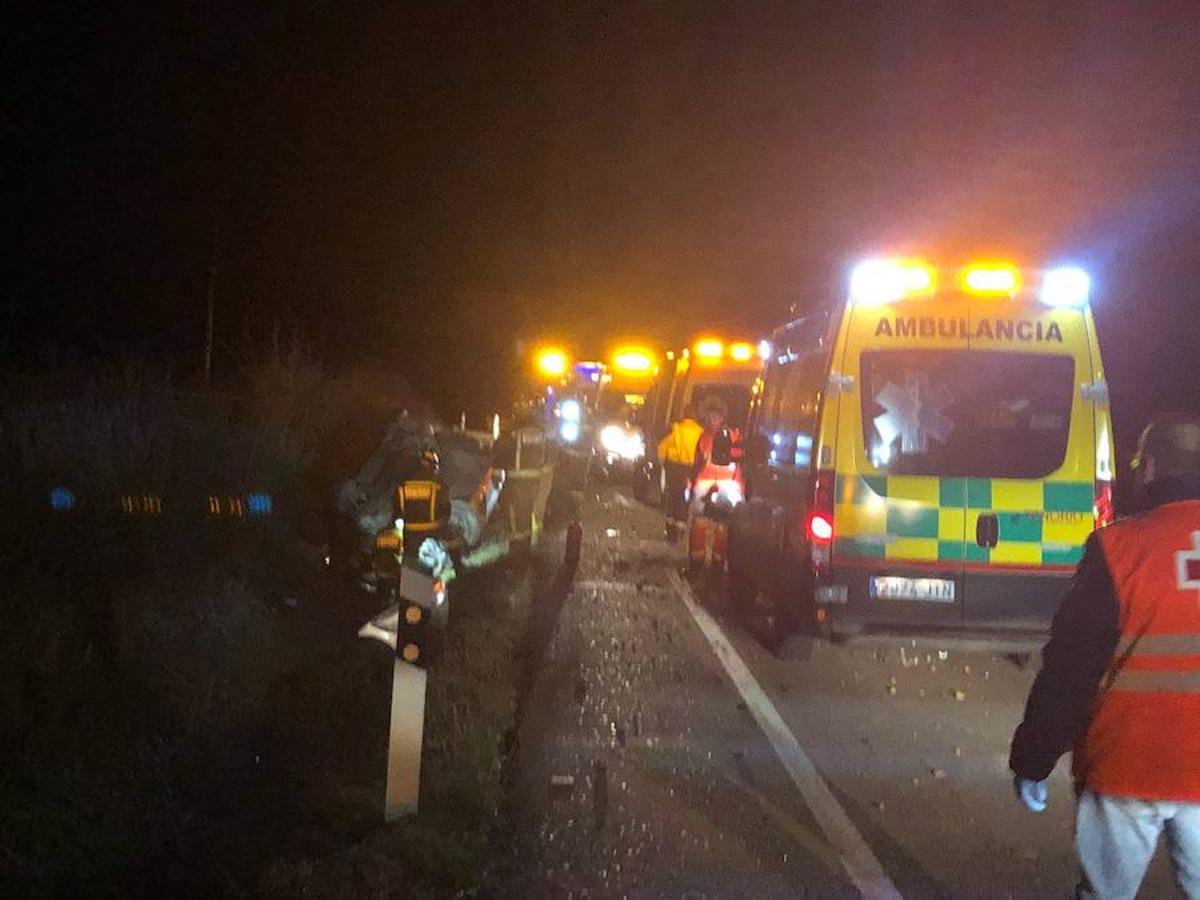 Accidente con tres heridos