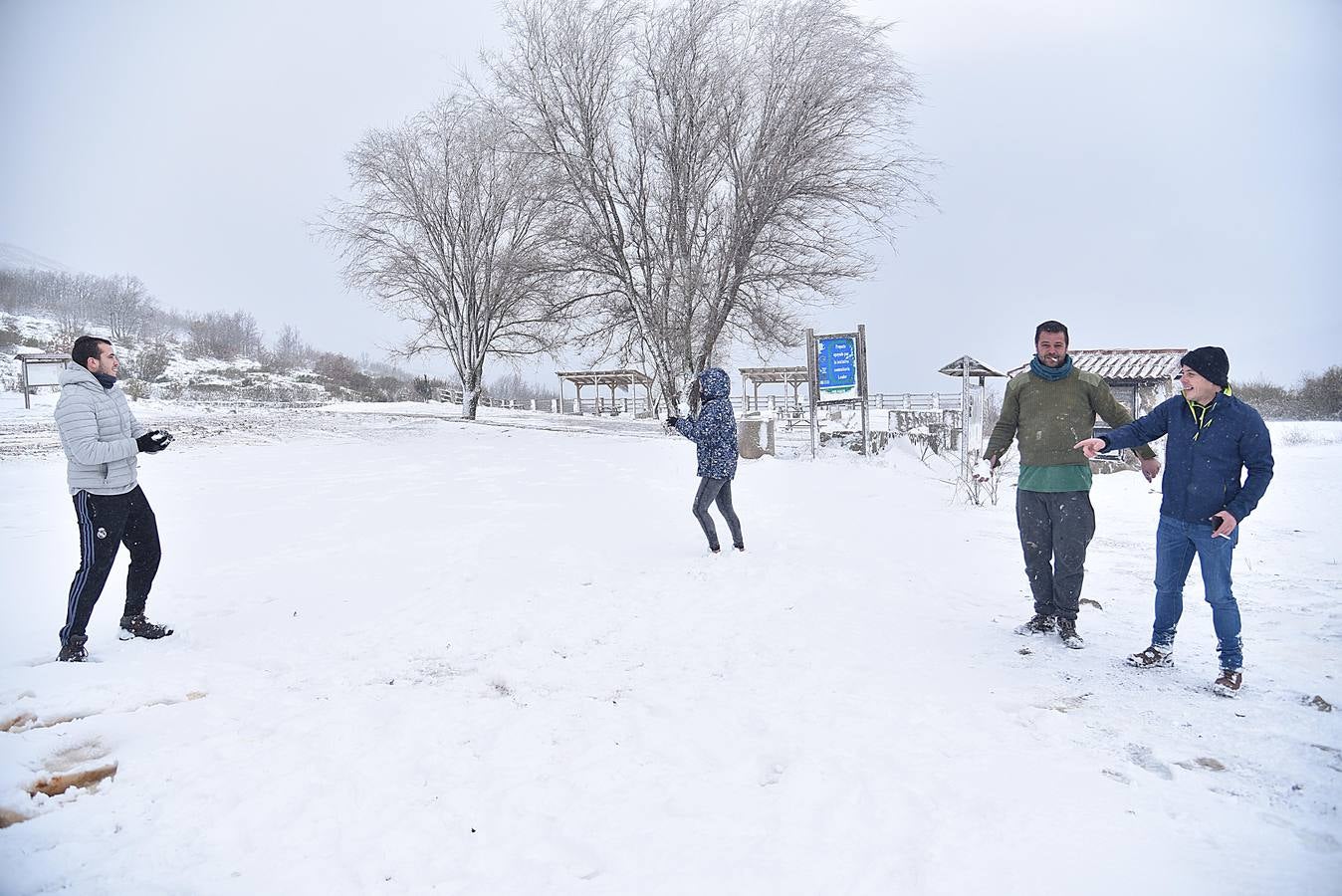 Nieve en el norte de Extremadura