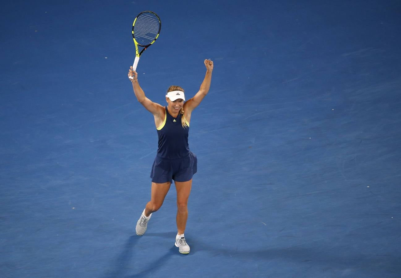 Carla Suárez - Caroline Wozniacki, en imágenes