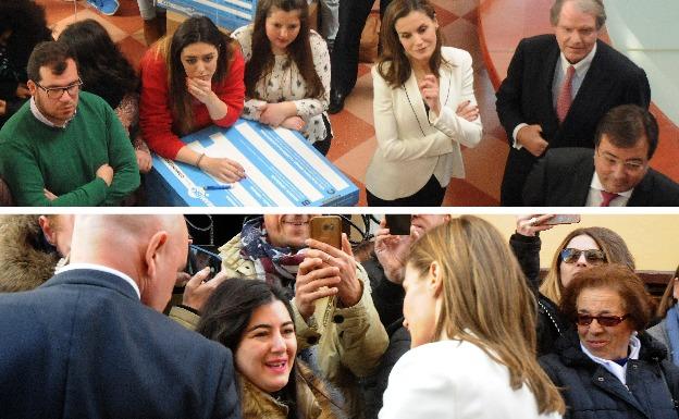 La Reina anima a los jóvenes en Mérida a que emprendan