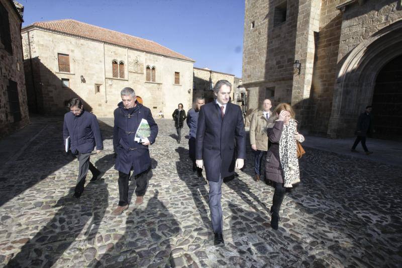 Visita del ministro de Fomento a Cáceres