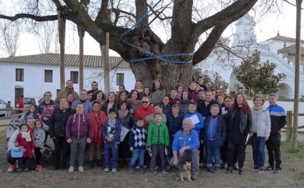 El 'cazador de árboles' visita los olmos centenarios de Cabeza del Buey