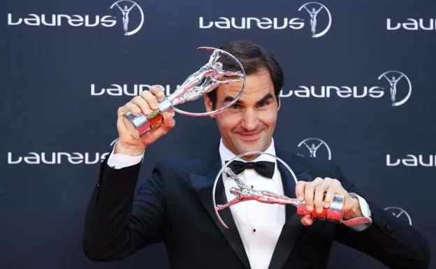 Federer se lleva dos Laureus en la noche del tenis