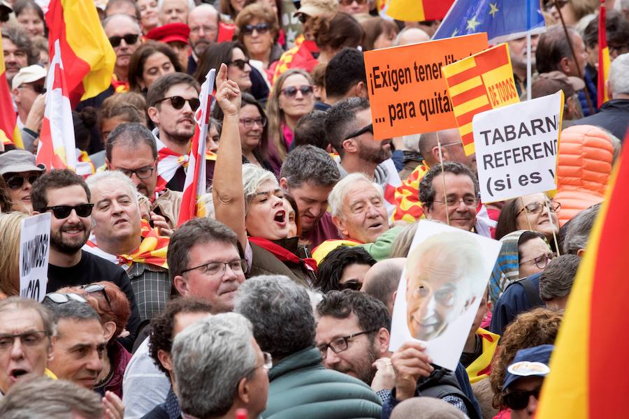 La movilización de la plataforma por Tabarnia, en imágenes