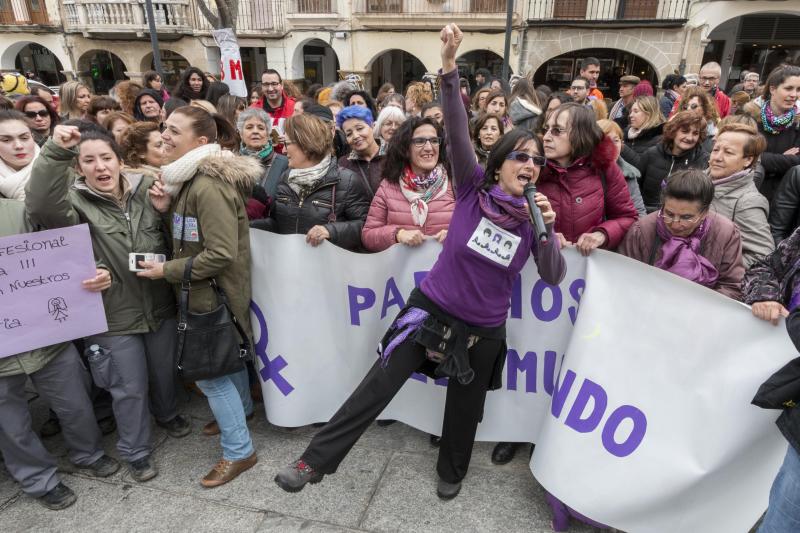 Concentraciones feministas en Extremadura el 8M