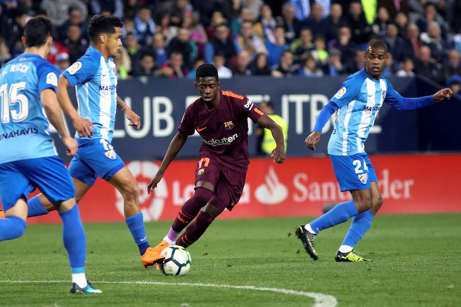 Las mejores imágenes del Málaga-Barcelona