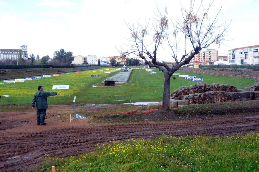 Todo listo en el Circo Romano para el Campeonato de España de campo a través