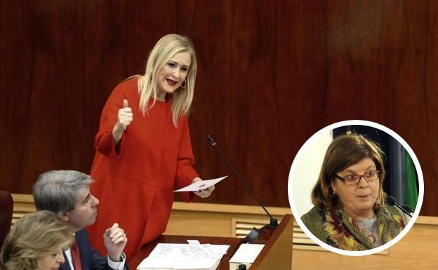 Cifuentes echa en cara a Cs la imputación en Extremadura de María Victoria Domínguez