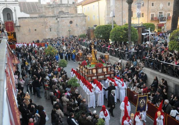 El único centro de atención del Lunes Santo emeritense