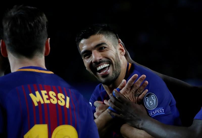 Las mejores imágenes del partido Barcelona-Roma