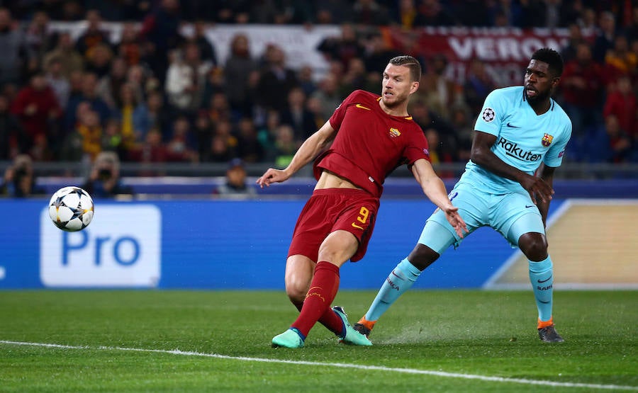 Las mejores imágenes del Roma-Barcelona